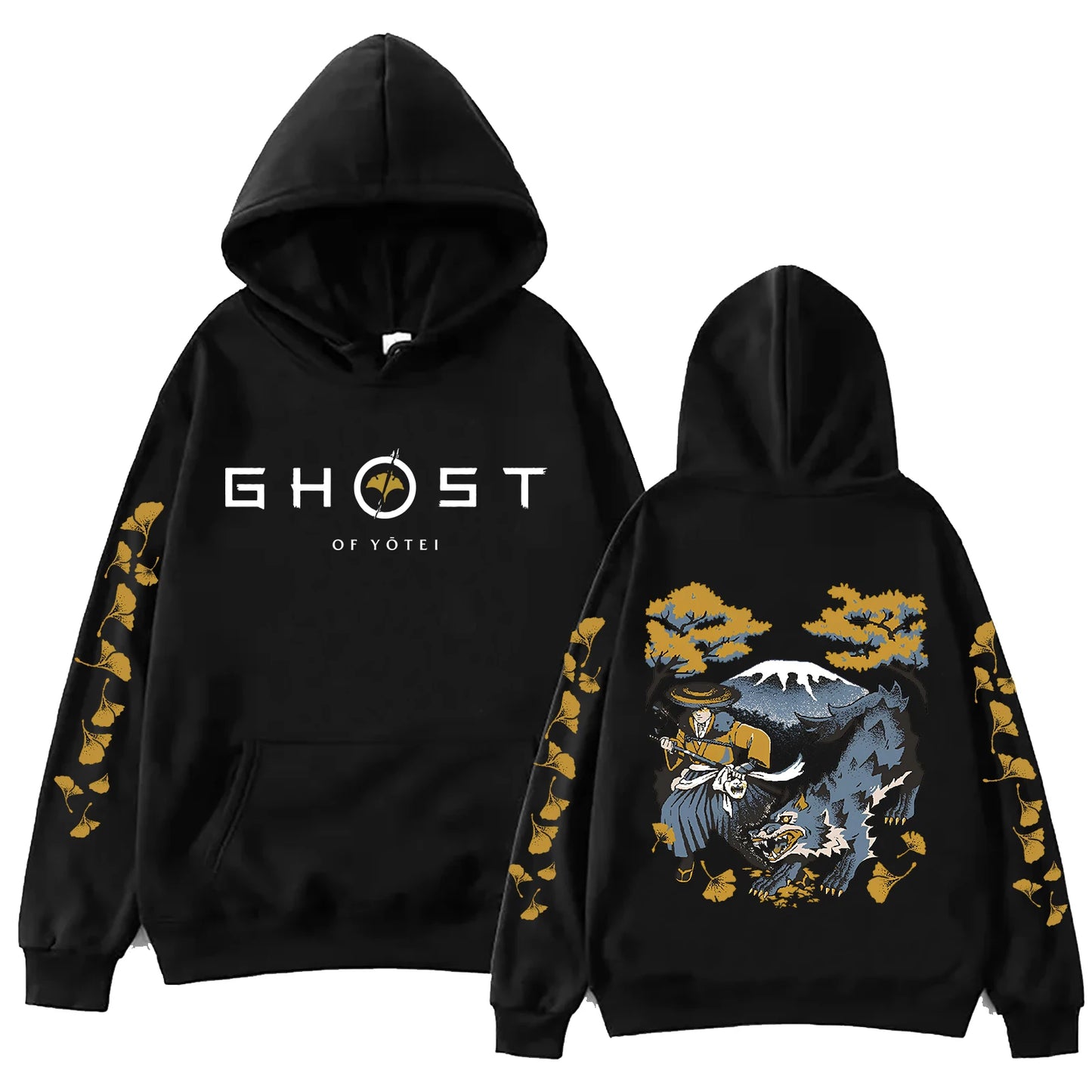 Men and Women Ghost of Yotei 2025 Hoodie Men Women Harajuku Game Merch Pullover Tops Sweatshirt Gift