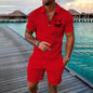 Men's Casual set, Hawaiian-style Fashionable shirt, Outdoor Beach vest, 2025 Summer Fashionable Casual Quality Set Essentials