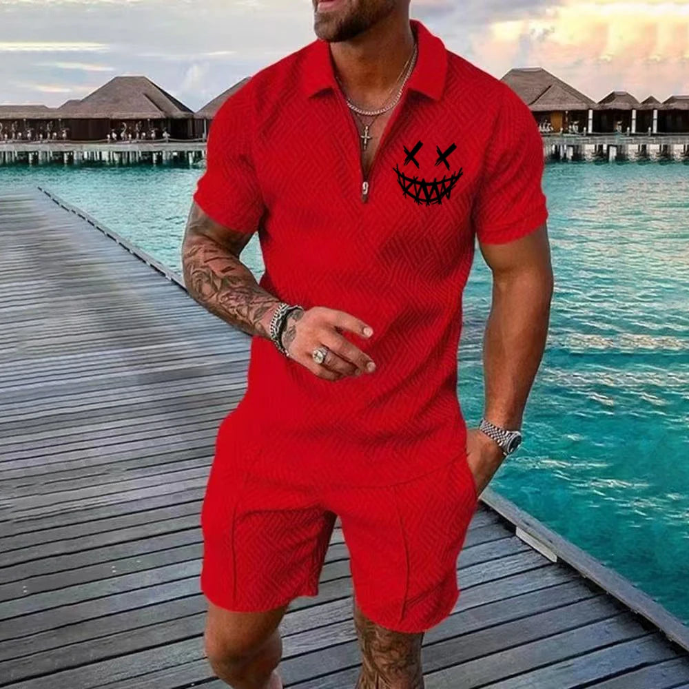 Men's Casual set, Hawaiian-style Fashionable shirt, Outdoor Beach vest, 2025 Summer Fashionable Casual Quality Set Essentials