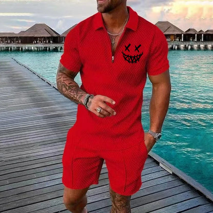Men's Casual set, Hawaiian-style Fashionable shirt, Outdoor Beach vest, 2025 Summer Fashionable Casual Quality Set Essentials