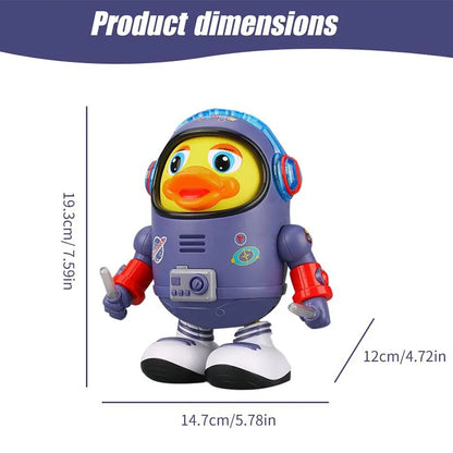 Baby Duck Toy Musical Interactive Toy Space Elements for Infants Babies Kids Gifts Electric with Lights and Sounds Dancing Robo