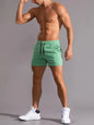 Men's solid color black fitness casual and stylish shorts in summer always still remain simple and fashionable with no prints