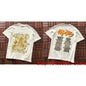 Real Photo CACTUS JACK T-shirt Vintage Grey-green Back Letter Logo Foaming Print Short Sleeve Men Women Cactus Jack Tops Tee