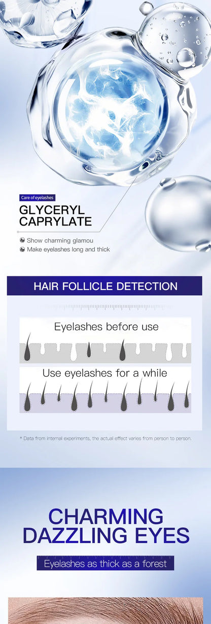 Fast Eyelash Growth Serum 7 Days Natural Eyelash Enhancer Longer Fuller Thicker Lashes Treatment New Products Eye Care Makeup