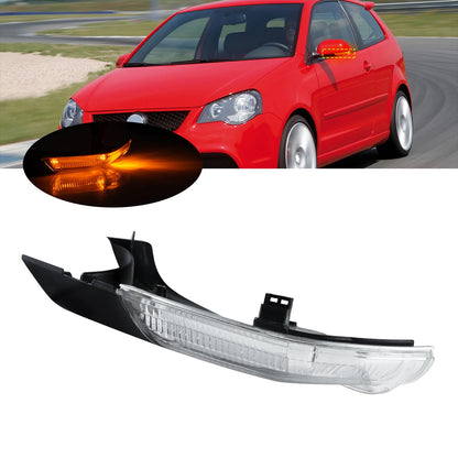 For VW Polo MK4 9N3 2005-2009 LED Wing Door Mirror Indicator Signal Light Left