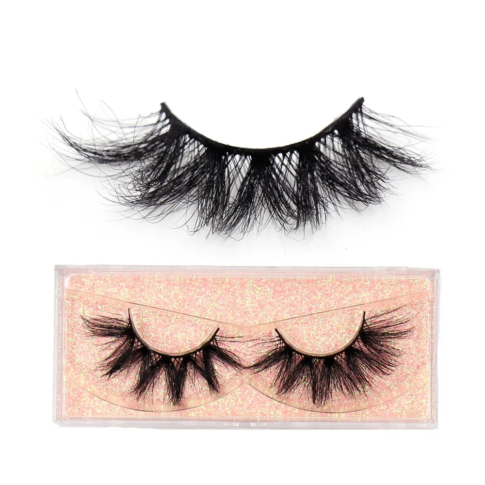 LEHUAMAO Eyelashes 3D Mink Lashes Criss-cross Strands Cruelty Free High Volume Mink Lashes Soft Dramatic Eye lashes Makeup D101