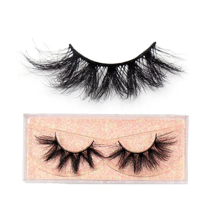 LEHUAMAO Eyelashes 3D Mink Lashes Criss-cross Strands Cruelty Free High Volume Mink Lashes Soft Dramatic Eye lashes Makeup D101