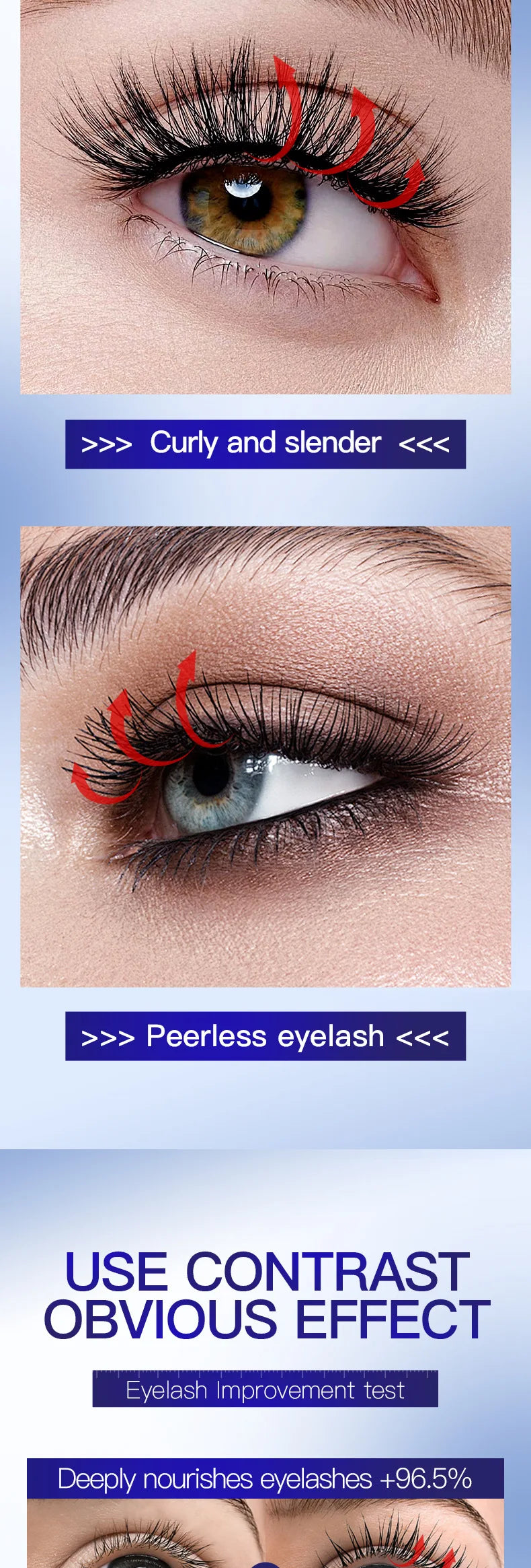 Fast Eyelash Growth Serum 7 Days Natural Eyelash Enhancer Longer Fuller Thicker Lashes Treatment New Products Eye Care Makeup