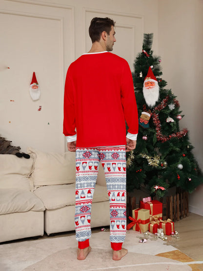 Christmas Family Matching Outfits Pajamas Clothing Sets 2024 Cartoon Print Mother Kid Baby Xmas Family Look Sleepwear Pyjamas