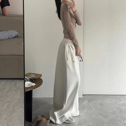 High Quality American Sporty Casual Pants Women's Loose Wide Leg Pants Jazz Dance Loose Trousers Autumn Seasonal Wear