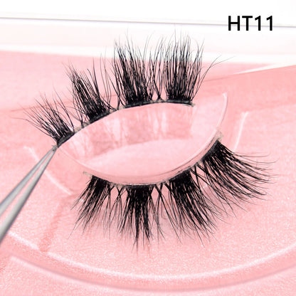 10 Pairs/Lot Visofree Half Lashes Wispy Natural Mink Half False Eyelashes Vegan Fake Eyelash Fluttery Half Lash Extension Makeup