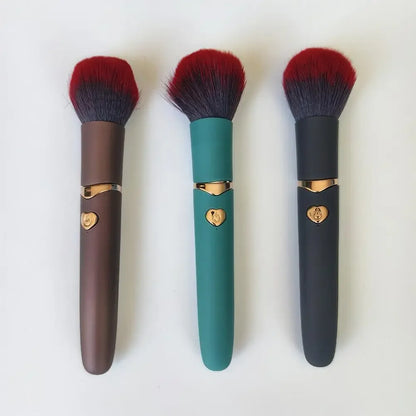 Electric Makeup Brush For Concealer Powder Or Blush, 10 Gears Vibration Rechargeable Foundation Brush For Blending, Contouring