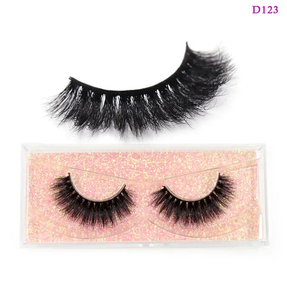 LEHUAMAO Eyelashes 3D Mink Lashes Criss-cross Strands Cruelty Free High Volume Mink Lashes Soft Dramatic Eye lashes Makeup D101