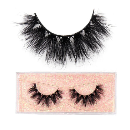LEHUAMAO Eyelashes 3D Mink Lashes Criss-cross Strands Cruelty Free High Volume Mink Lashes Soft Dramatic Eye lashes Makeup D101
