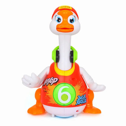 Robot Duck toy Interactive Dancing Duck Electronic Singing Cute Pet Toys Walk With LED For Children Birthday Gifts