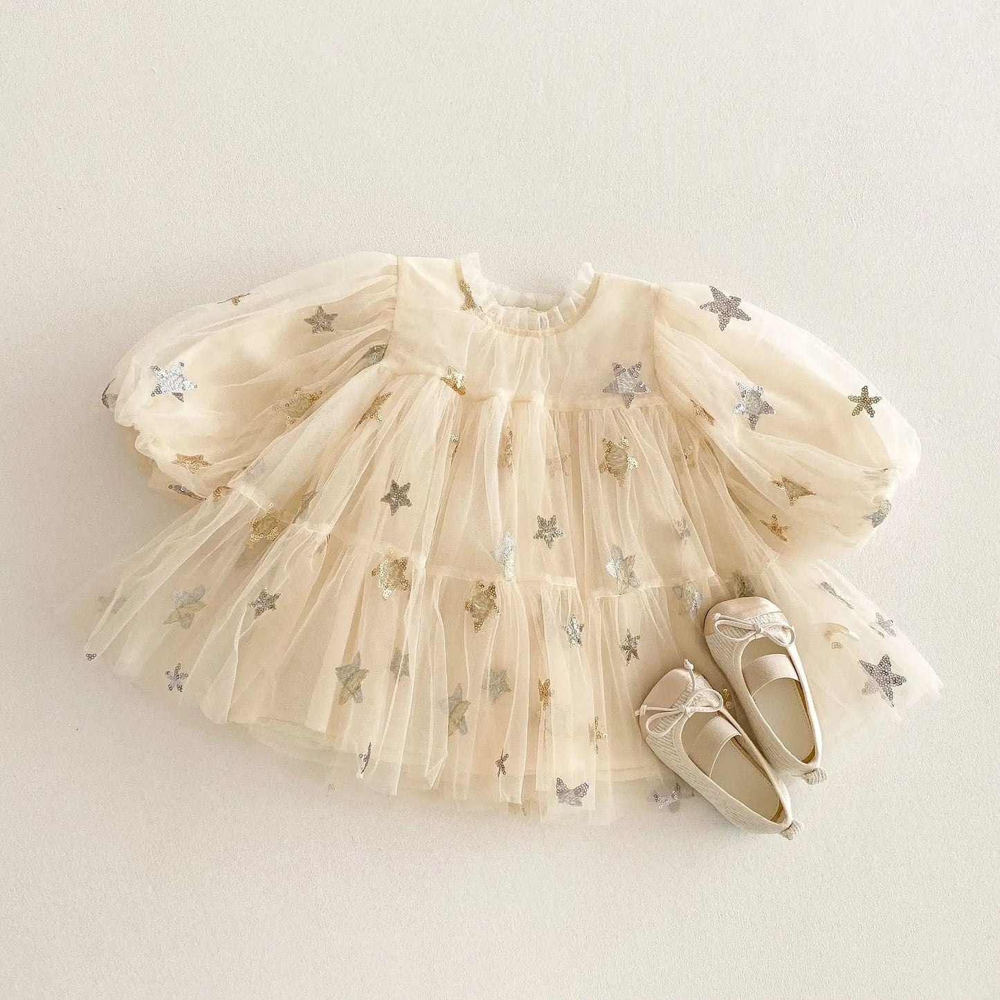 5624 Baby Girls' Dress 2025 New Spring Summer New Gauze Baby Girl's Princess Clothes 0-5Year Kid's Dress