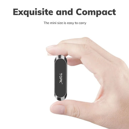 TOPK Metal Magnetic Car Phone Holder Universal Strip Shape Mobile Phone Stand Strong Magnet GPS Support Car Mount For iPhone 14