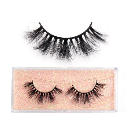 LEHUAMAO Eyelashes 3D Mink Lashes Criss-cross Strands Cruelty Free High Volume Mink Lashes Soft Dramatic Eye lashes Makeup D101