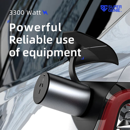 SUPER GENIE BYD MG4 Hyundai Electric AC Car Discharge V2L Socket For Outdoor Camping Convert EV To AC Outlet Charger