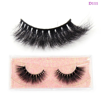 LEHUAMAO Eyelashes 3D Mink Lashes Criss-cross Strands Cruelty Free High Volume Mink Lashes Soft Dramatic Eye lashes Makeup D101