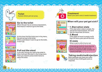 Electronic Virtual Pet With Color Screen Game Pocket Interactive Virtual Pet Dating Game Machine Kids Game Toys Girls