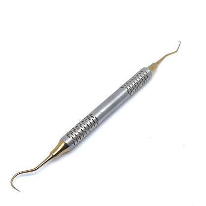 Dental Tools Set 5pc Stainless Steel Mouth Mirror Tweezers Curve Probe for Professional Teeth Cleaning Durable