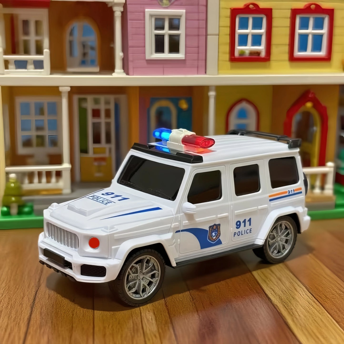 Children's electric toy car - Toy police car model, suitable for children over 3 years old/Birthday, Halloween, Christmas gifts