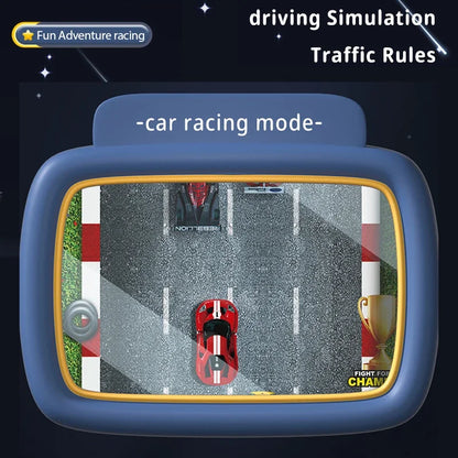 Racing Spaceship Adventure Simulation Steering Wheel Driving Car Games Educational the Race Car Toys Children Christmas Gifts