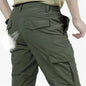 2025 Man Pants Spring Summer Quick-dry Tactical Cargo Pants Men's Multi-pocket Casual Pants Outdoor Hhiking Breathable Pants