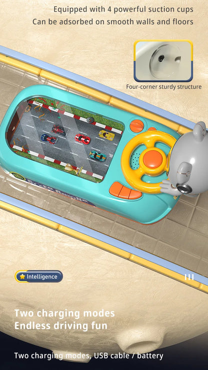 Racing Spaceship Adventure Simulation Steering Wheel Driving Car Games Educational the Race Car Toys Children Christmas Gifts