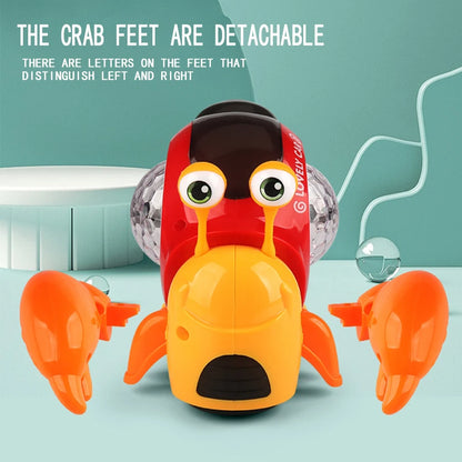 Luminous Snail Toy,Baby Electric Snail Toy, 2025 New Crawling Snail Toys,Musical Crawling Toys,Moving Interactive Sensory Toy