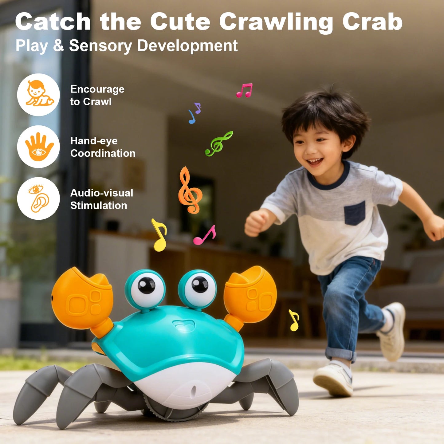 Kid Electronic Pet Toys Dancing Duck&Octopus Musical Penguin Baby Crawling Toys Toddler interactive Toys Tummy Time Gifts