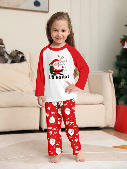 Christmas Family Matching Outfits Pajamas Clothing Sets 2024 Cartoon Print Mother Kid Baby Xmas Family Look Sleepwear Pyjamas