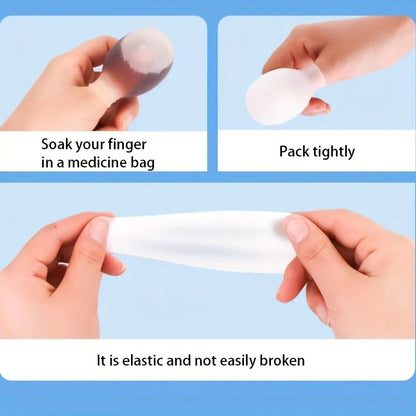 1Pcs Soft Silicone Toe Sleeves Toe Protectors, Reduce Friction Prevents Nail Insertion for Wound Care and Cutaneous Infections