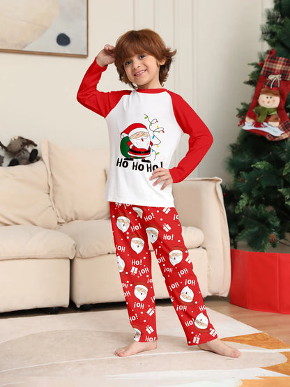 Christmas Family Matching Outfits Pajamas Clothing Sets 2024 Cartoon Print Mother Kid Baby Xmas Family Look Sleepwear Pyjamas