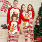 Christmas Family Matching Outfits Pajamas Clothing Sets 2024 Cartoon Print Mother Kid Baby Xmas Family Look Sleepwear Pyjamas