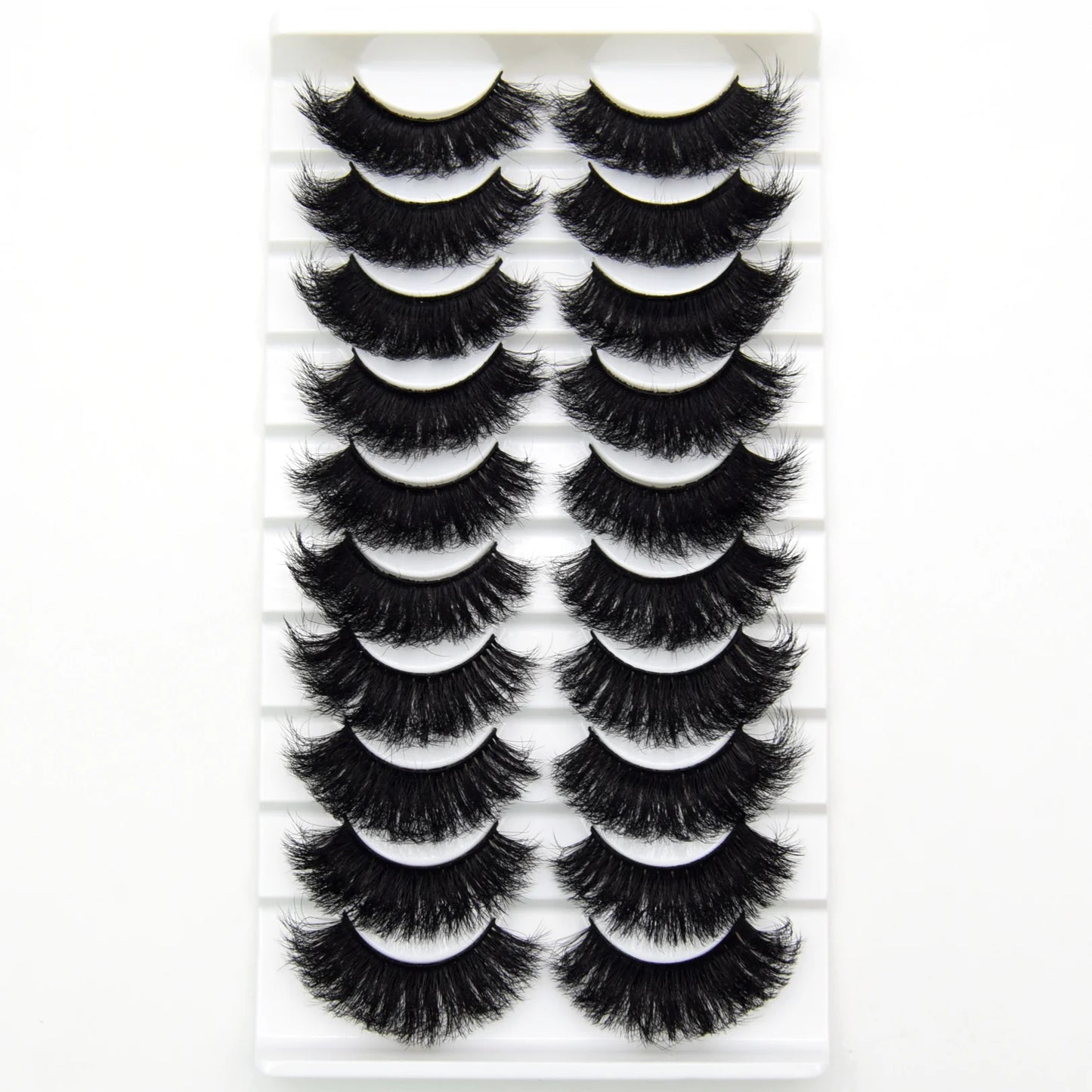 10 Pairs/Lot Visofree Half Lashes Wispy Natural Mink Half False Eyelashes Vegan Fake Eyelash Fluttery Half Lash Extension Makeup