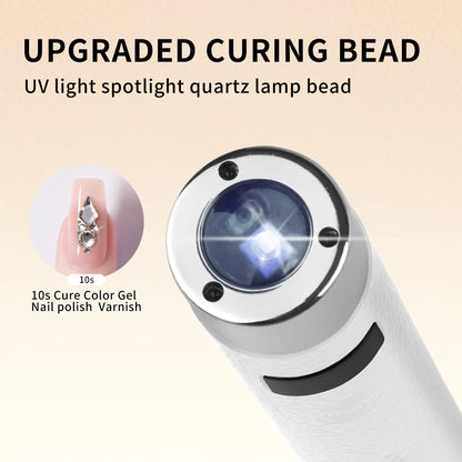 Cabine UV LED Portátil para Unhas - Sensor Inteligente