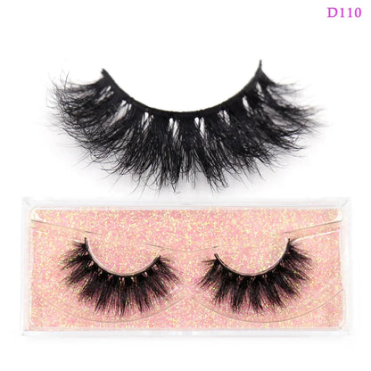 LEHUAMAO Eyelashes 3D Mink Lashes Criss-cross Strands Cruelty Free High Volume Mink Lashes Soft Dramatic Eye lashes Makeup D101
